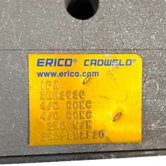 Erico Cadweld XBM2Q2Q Graphite Mold for Welding Cable to Cable with Handle Clamp