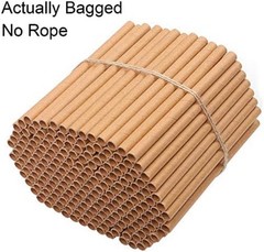200 Pieces Mason Bee Tubes 6 Inches Outdoor Bee Cardboard Tubes Beekeeper Replac
