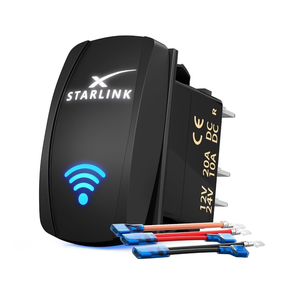 Starlink Rocker Switch, Compatible with Starlink MINI/GEN1-3, Waterproof SPST
