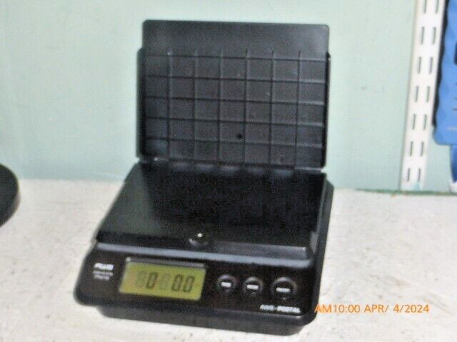 AWS PS-25KG x2G POSTAL SHIPPING DIGITAL SCALE 55LB x0.01LB – BLACK