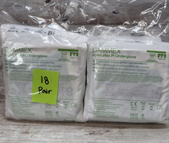 Gammex Non-Latex PI Underglove Sterile PI-Kare *18 Pair* Size 8.5 *See Date*6-25