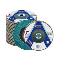 Sali 10 Pack Zirconia Flap Disc 40 Grit 7″ x 7/8-Inch Sanding Green