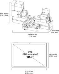 Mini Metal Lathe Machine For DIY hobbyist Educational Projects