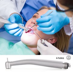 NSK Style Dental Fiber Optic LED EGenerator High Speed Handpiece Turbine 4 Hole
