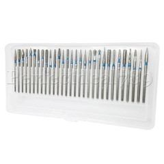 30Pcs/Set Dental The Original Bur Diamond Drill Bit Set Assorted Φ2.35mm 45mm