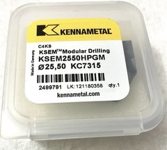 Kennametal KSEM2550HPGM KC7315 25.5mm 1.0039″ Modular Drill Carbide Insert NEW