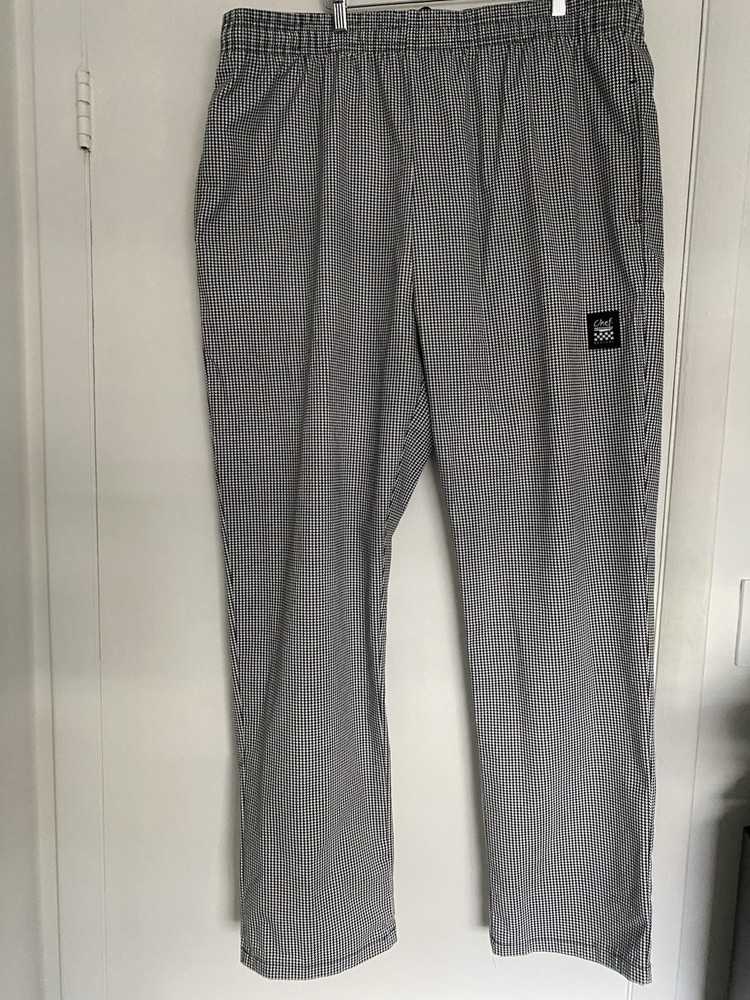 Chef Revival Chef-NEW. Polycotton Pants Size 2X Large.  Men’s Houndstooth