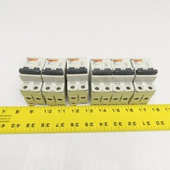 Merlin Gerin C60H Multi 9 415V 2A, 1A, 10A 2 Pole Circuit Breaker Mixed Lot Of 6