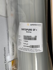 Sartorius Sartopure GF+ Midicap Filters 0.65 µm Part Number 5555305P0–OO–V