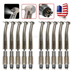 NSK Style Dental LED Fiber Optic High Speed Handpiece / With 6Hole Quick Coupler