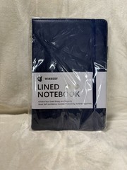 Lined Journal Notebook, 366 Pages, Leather Hardcover Journals for Writing Blue