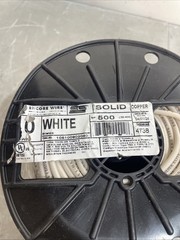 Encore 10 AWG THHN THWN-2 Solid Copper Electrical Wire White 500′