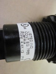 AUER 812510405 Black ESV Panel Mount Buzzer 12-24Vac/DC IP65 80dB