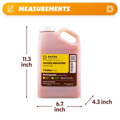 8 LBS 35mm Premium Orange Indicating Silica Gel Desiccant Beads 1 Gallon