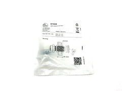 Ifm E73008 Nickel-Plated Wall Passage Standard Type 60V AC/DC 5-Pin M to F