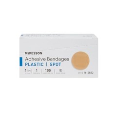 MCK48222000 – Mckesson Brand Adhesive Spot Bandage 100 Count (Pack of 1)