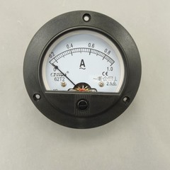 AC 0-1A Round Analog Ammeter Panel AMP Current Meter Dia. 90mm Direct Connect