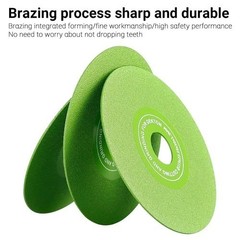 LOZLIN 3PCS 4.5″(115 * 22.23Mm) Diamond Grinding & Cutting Discs – Flat Angle Gr