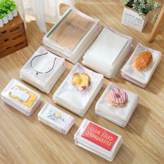 Clear Resealable Poly Bags Self Adhesive Seal Plastic OPP Cellophane Transparent