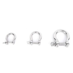304 Stainless Steel Bow U-Shaped Shackle Trailer Lifting Shackles Size 4mm-32mm