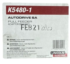 Lincoln Electric K5480-1 AUTODRIVE SA PULL FEEDER Adaptor Bracket