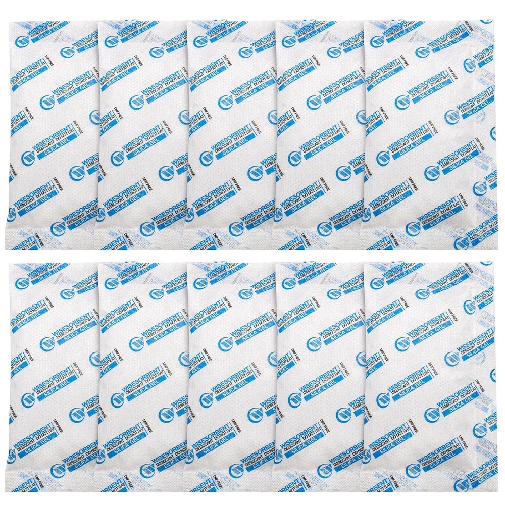 20 Gram 15 Packs Silica Gel Packets Dessicant for Storage, Humidity Packs