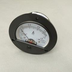 AC 0-1A Round Analog Ammeter Panel AMP Current Meter Dia. 90mm Direct Connect