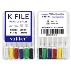 Dental Endodontic K File Root Canal Hand Use K-Files 31/25/21mm Reamer