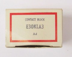 Cutler Hammer E30KLA3 Contact Block 2 N.C. 2 N.O. E30 KLA3 E30 PUSHBUTTON