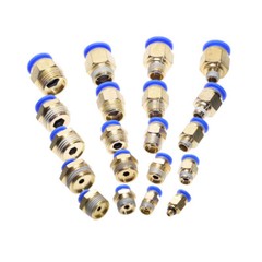8mm or 5/16″ OD to 1/8″ NPT Male Straight Push In Connect Tube Fitting NEW**