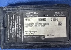 3M DBI-SALA Nano-Lok 3100548 Personal Self-Retracting Lifeline 4ft
