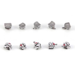 AZDENT Dental Orthodontic Metal Brackets Braces ROTH/MBT 0.022 Hook 345 CE FDA