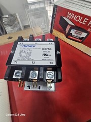 PACKARD CONTACTOR C375B COIL 120 VCA