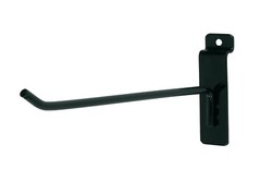 20 Slatwall Hooks – 12″ inch black