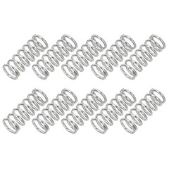 PATIKIL Compression Spring, 0.5mm Wire Dia x 4mm OD x 10mm L, 10 Pcs 304 Stai…
