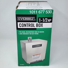 Everbilt 1-1/2 HP 230V NEMA 3R Control Box for Submersible Well Pump HDCB15