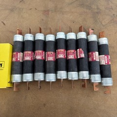 Bussmann Buss FRS-R-100 Fusetron 100 Amp Dual Element Time Delay Fuses Free Ship
