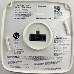 GENTEX CORPORATION SR 917-0071-002 PHOTOELECTRIC SMOKE ALARM 120VAC/9VDC