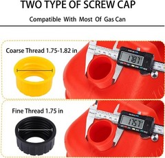 Gas Can Spout Replacement Old Style Flexible Pour Nozzle with Gaskets Vent Ca…