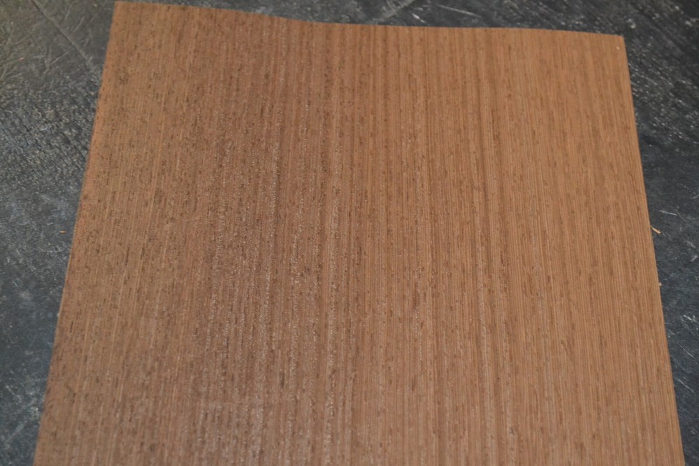 Wenge Raw Wood Veneer Sheet 9.5 x 49 inches 1/42nd thick 7682-42