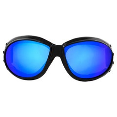 3 Pairs of Global Vision Eliminator Goggles Black with Clear Red & Blue Lenses