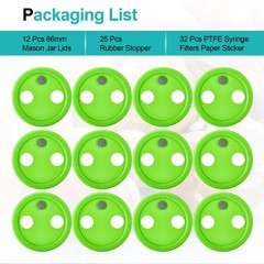 Mushroom Jar Liquid Culture Lid Wide Mouth Rejular Mouth Food Grade Plastic G…
