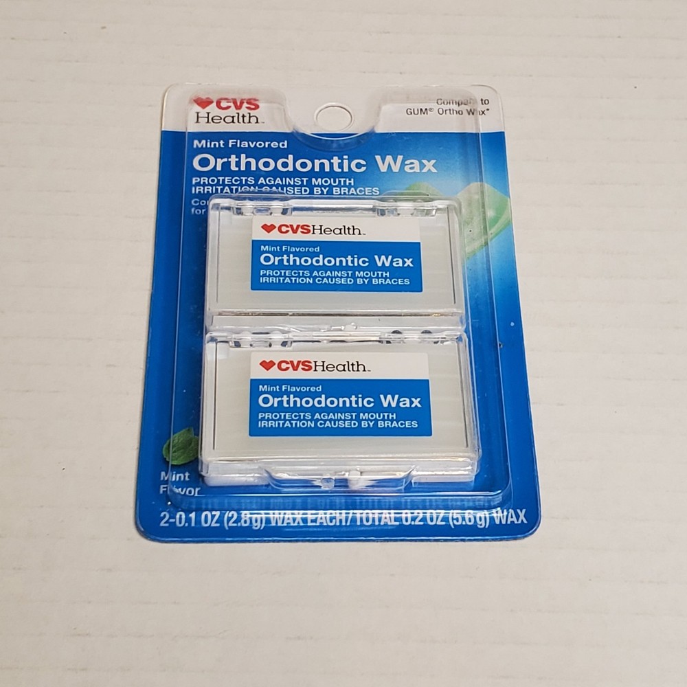 CVS Orthodontic Wax for Braces 1 Pack, Unscented