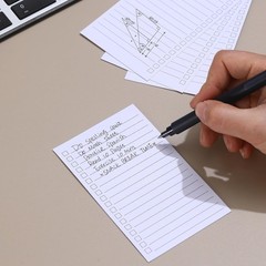 400 Pack 3×5 Vertical Ruled Index Cards with Check Boxes for Daily To Do