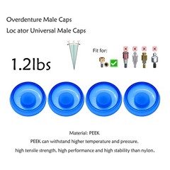 Dental Zest Locator Overdenture Abutment & Accessories for Multi Implant Systems