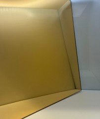 Acrylic Plexiglass Plastic Sheet – 1/8″ Thick – Gold Mirror #1300 – 24″ x 48″