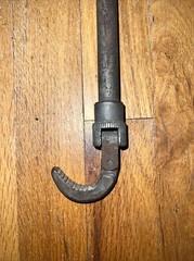Vintage Swivel Head Plumber Basin Wrench Tool 16 Inch Made in New York USA