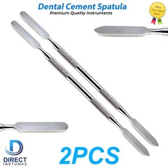 Dental Cement Spatula Mixing Stainless Steel Restorative Double Ended