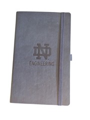 Notre Dame University Engineering Blue Notebook By Castelli Italy