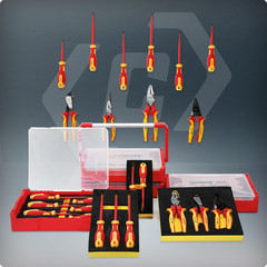 Insulated Wire Stripper and Cutter with Tool Storage Case, 1000V Insulated Multi